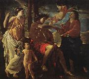 Nicolas Poussin The Inspiration of the Poet Spain oil painting artist